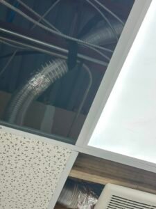 Detailed Ductwork and Ceiling Grid in New Port Richey, FL 34652 Detailed view of ductwork and ceiling grid, New Port Richey, FL 34652