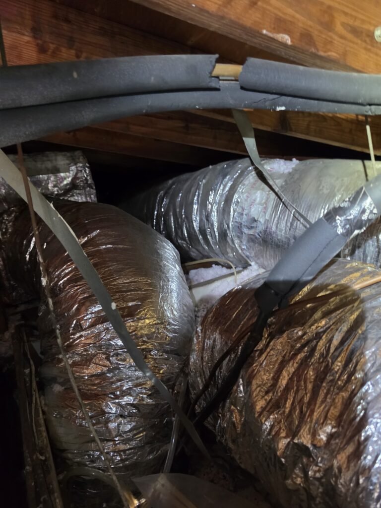 Additional view of ductwork in attic, Clearwater, FL 33756