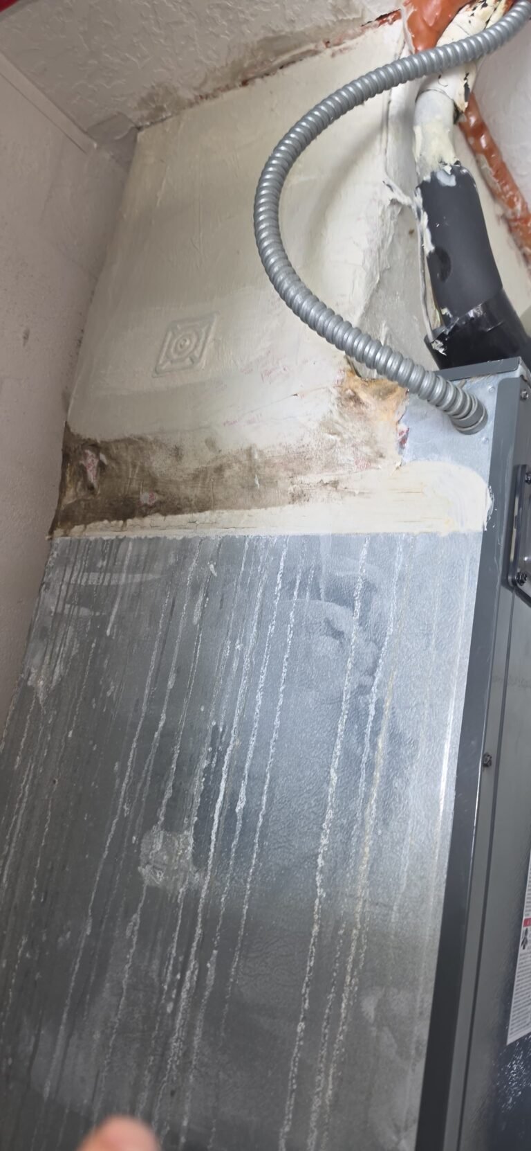 Close-up of ductwork and sealing, Tampa, FL 33626