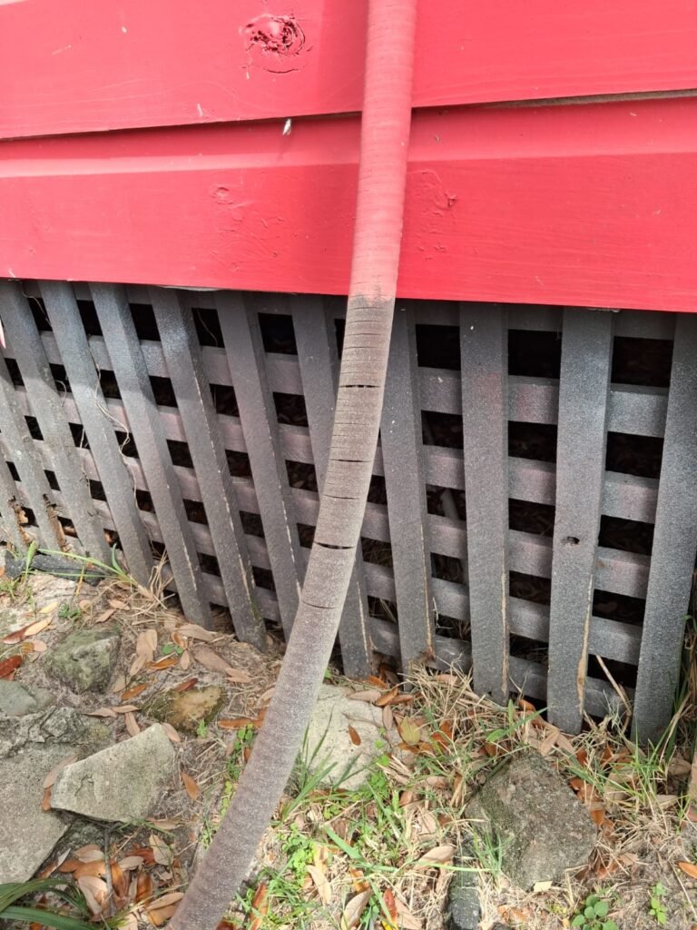 Exposed copper line without insulation in Tampa, FL 33605