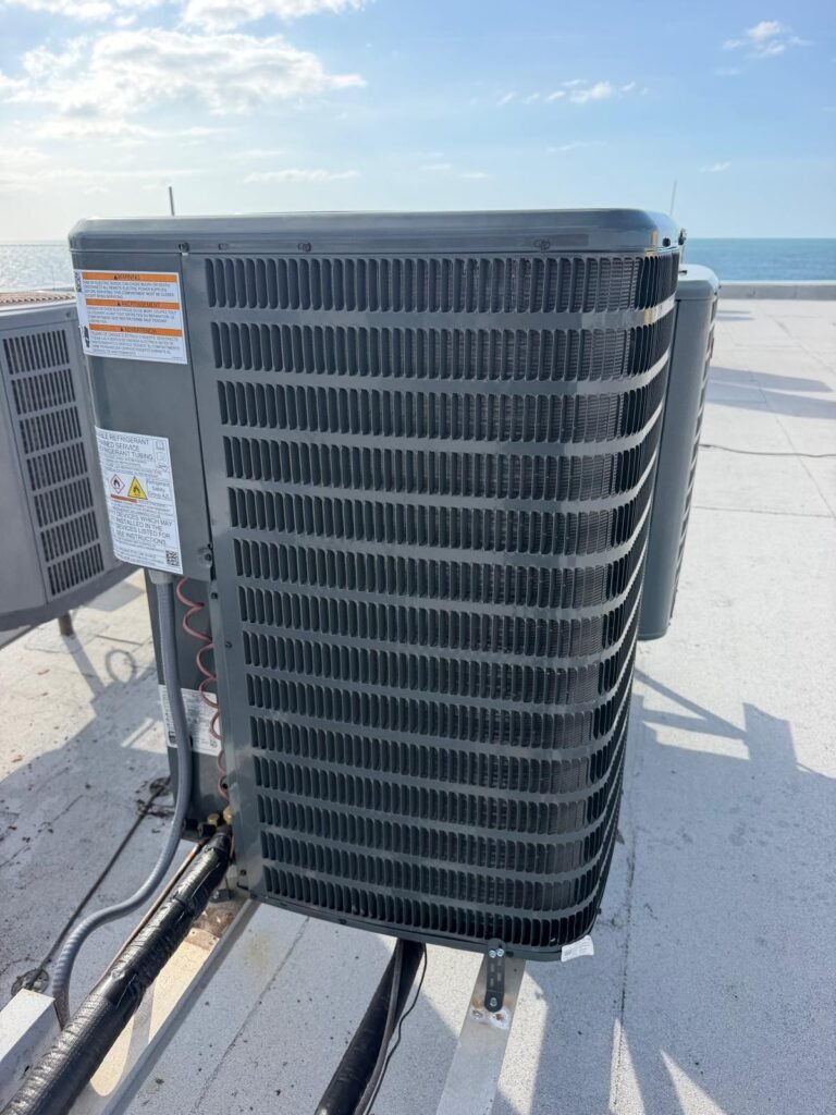 Goodman condenser unit with ocean view in Indian Rocks Beach, FL 33785