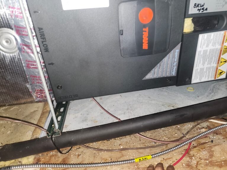 Close-up of HVAC component with wiring in Tarpon Springs, FL 34689