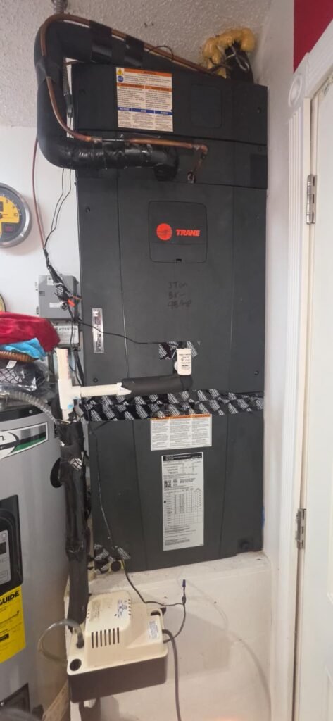 HVAC Component Installation in Safety Harbor, FL 34695 Indoor HVAC component with pipes in Safety Harbor, FL 34695