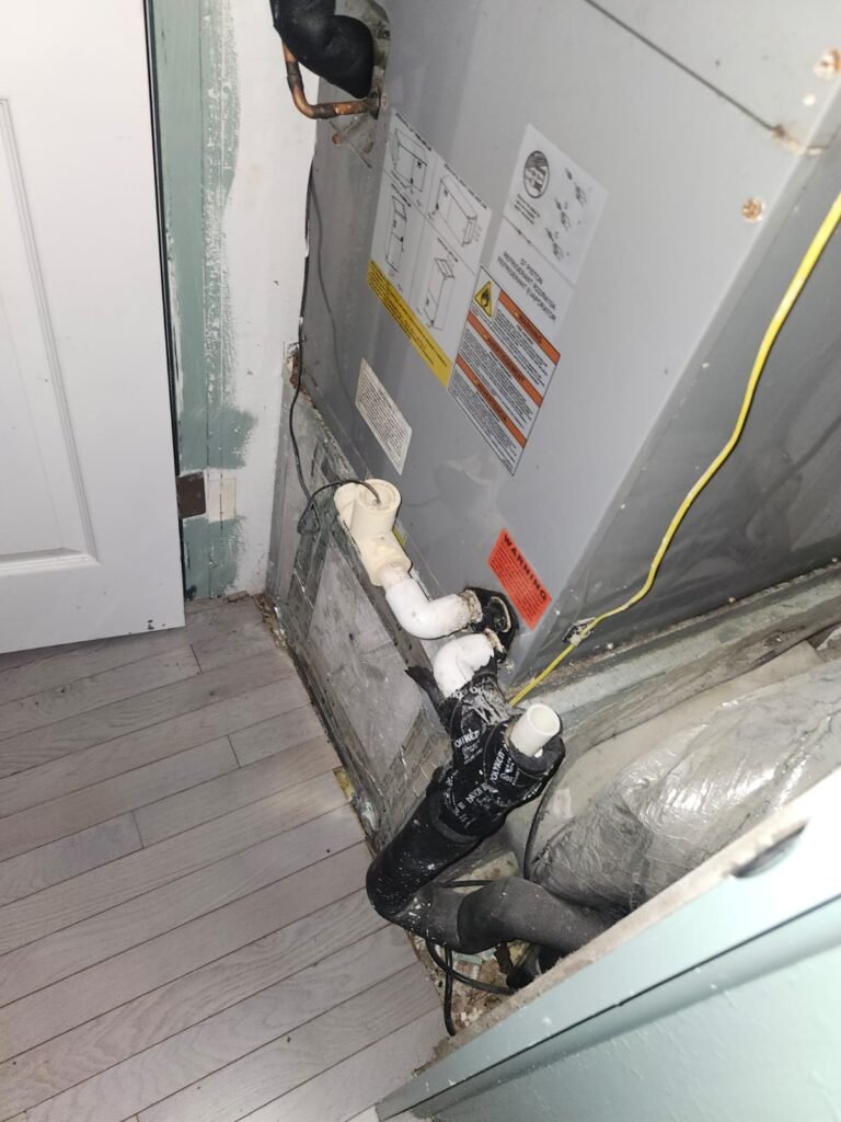 HVAC component with piping in Tampa, FL 33603