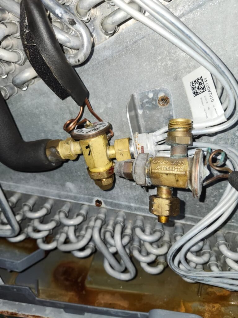 Close-up of HVAC components in Saint Petersburg, FL 33703