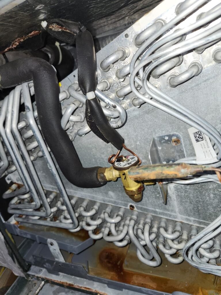 Close-up of HVAC components in Saint Petersburg, FL 33703