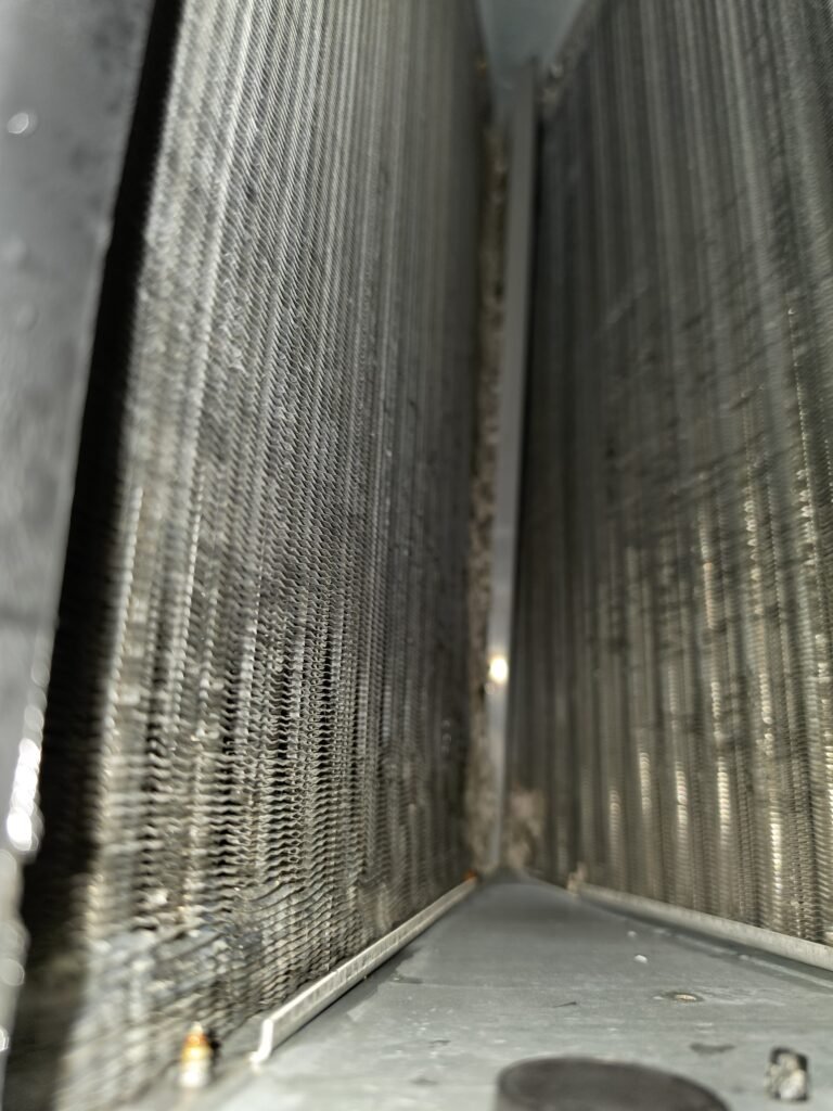 Interior fins of HVAC component, Clearwater, FL 33756