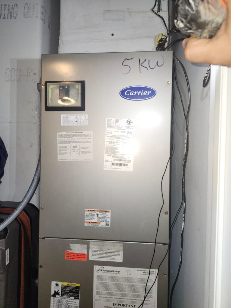 Indoor HVAC component with wiring in Tampa, FL 33626