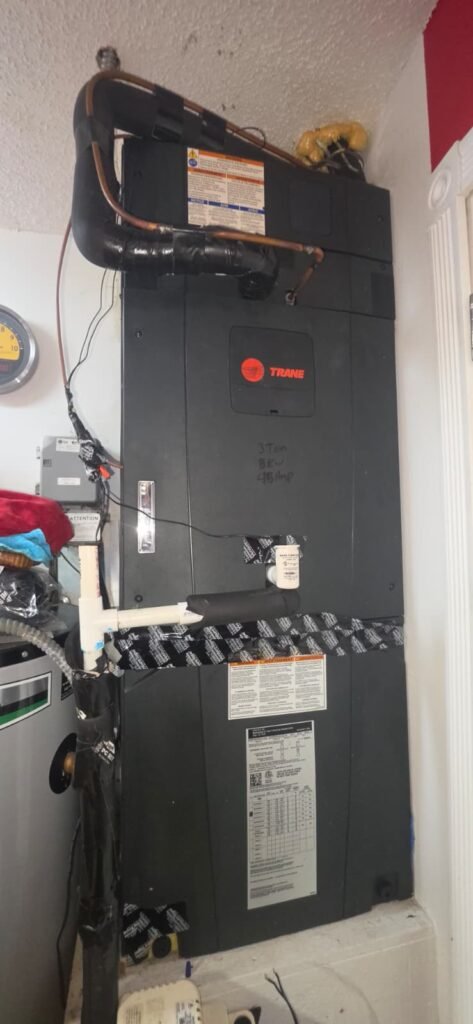 Indoor HVAC Installation in Safety Harbor, FL 34695 Indoor HVAC component installed in Safety Harbor, FL 34695