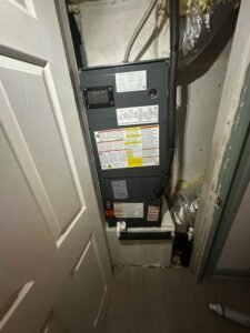 Indoor HVAC unit with ductwork in Tampa, FL 33603