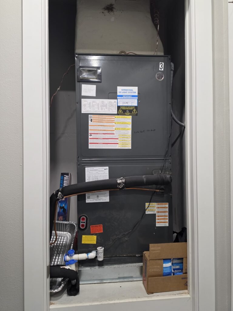 Indoor HVAC unit installed in Saint Petersburg, FL 33703