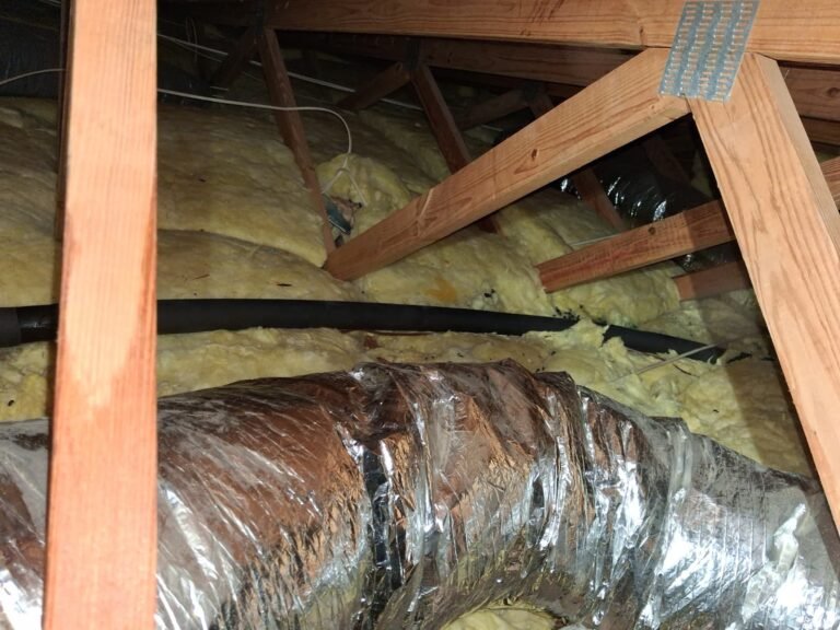 Insulated ductwork in attic space, Tampa, FL 33635
