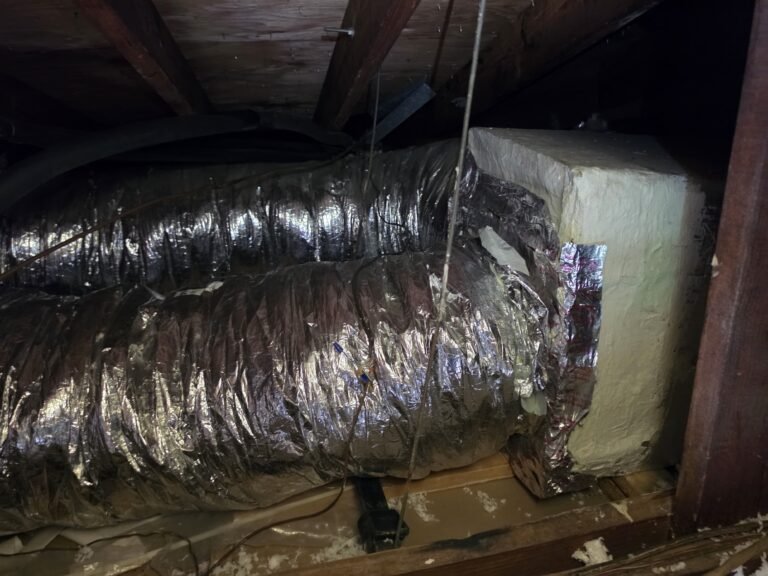 Insulated ductwork in attic space, Clearwater, FL 33756