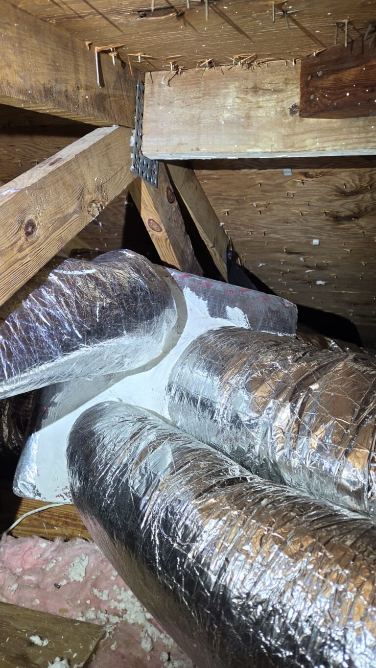 Multiple ducts installed in attic, Clearwater, FL 33756