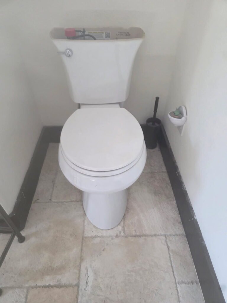 A new toilet we installed in Wimauma, FL 33598.
