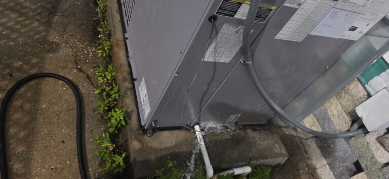 Water draining from HVAC unit in Palm Harbor, FL 34684