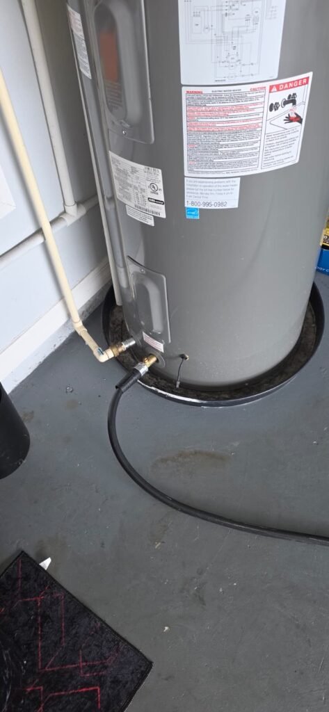Water heater draining process in Zephyrhills, FL 33542