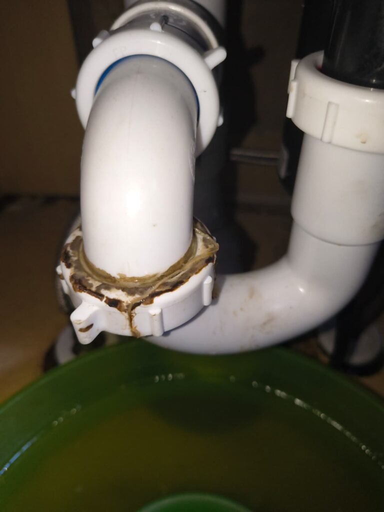 Worn P-trap with corrosion in New Port Richey, FL 34653