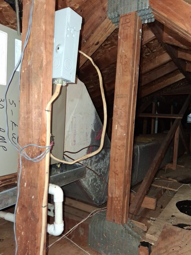 Attic Ductwork in Tampa, FL 33617 Attic space with ductwork in Tampa, FL 33617