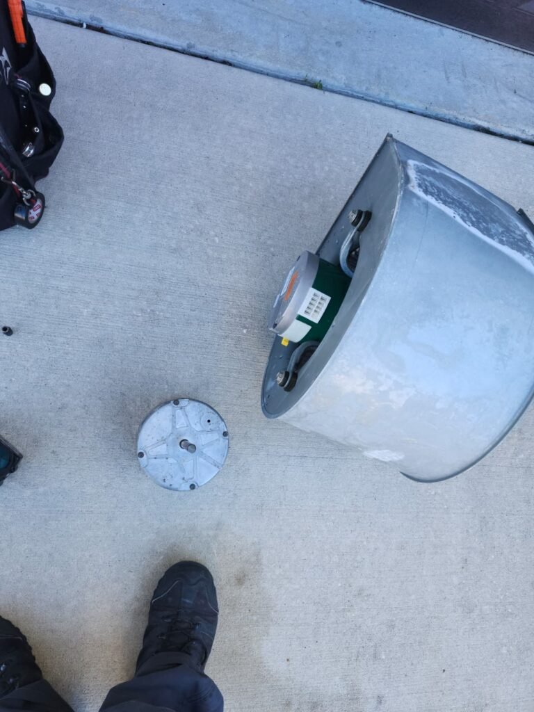 Blower Motor Parts in Tampa, FL 33624 Blower motor and parts during replacement in Tampa, FL 33624
