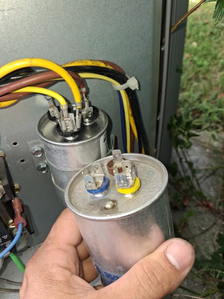 Capacitor replacement in progress, Tampa, FL 33603