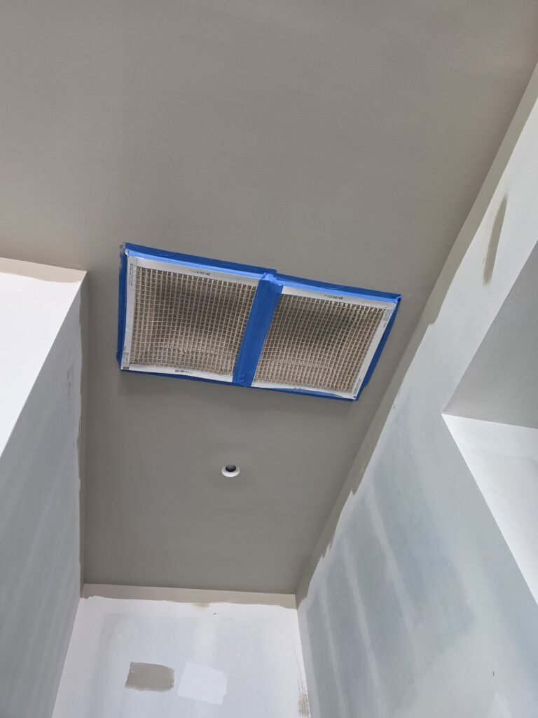 Ceiling Vent with Taped Filter in St. Petersburg, FL 33712 Ceiling vent with taped filter, St. Petersburg, FL 33712