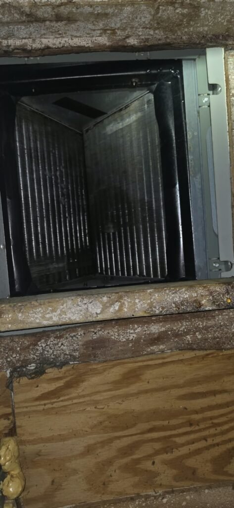 Clean coils inside HVAC system after service in Tampa, FL 33615