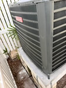 Close-up of outdoor AC unit, St. Petersburg, FL 33703