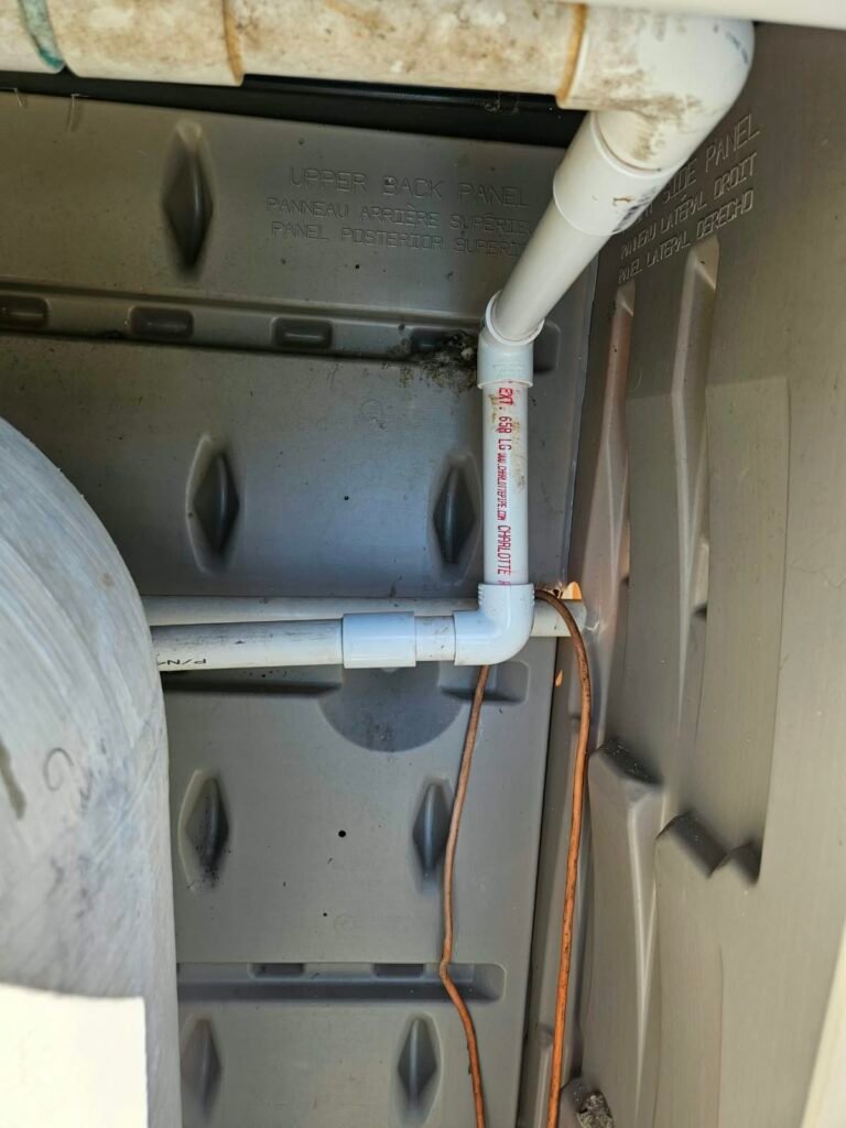 Close-up of PVC Pipe Connection in Hudson, FL 34667 Close-up of PVC pipe connection in Hudson, FL 34667