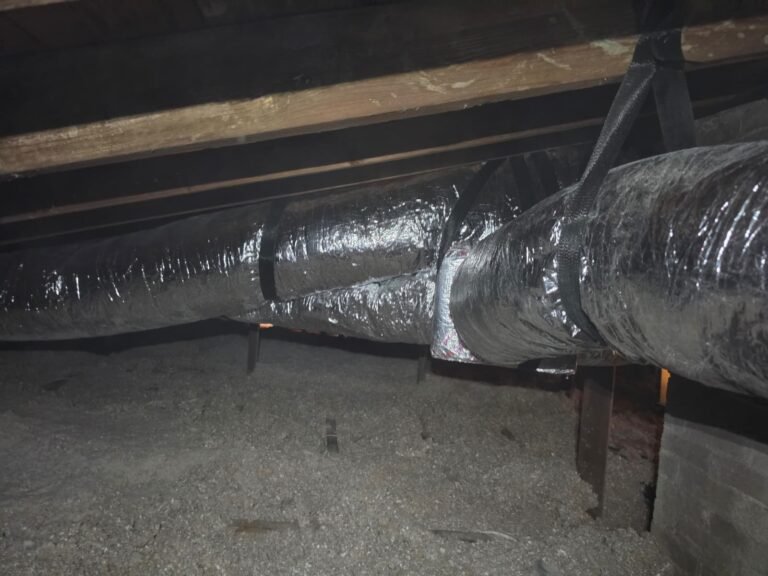 Ductwork installation in attic, Tampa, FL 33605