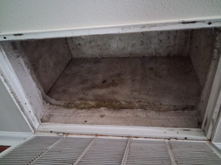 Empty dirty HVAC vent in Wesley Chapel, FL 33545