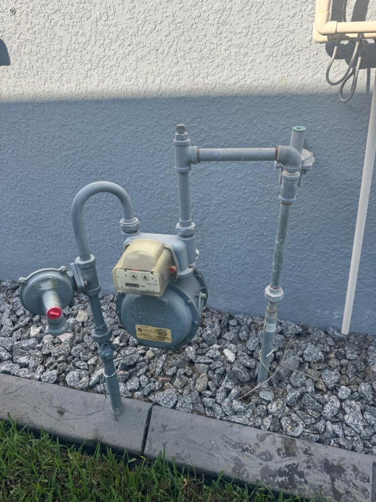 Gas Meter and Piping in Lutz, FL 33548 Gas meter and piping in Lutz, FL 33548