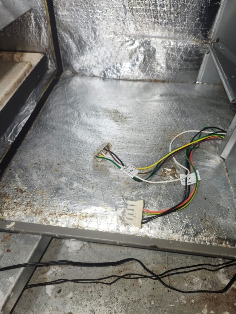 HVAC Wiring in Tampa, FL 33624 Wiring and connectors in HVAC unit in Tampa, FL 33624