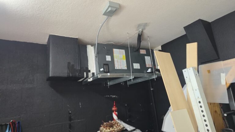 Indoor air handler unit installation in Tampa, FL 33625