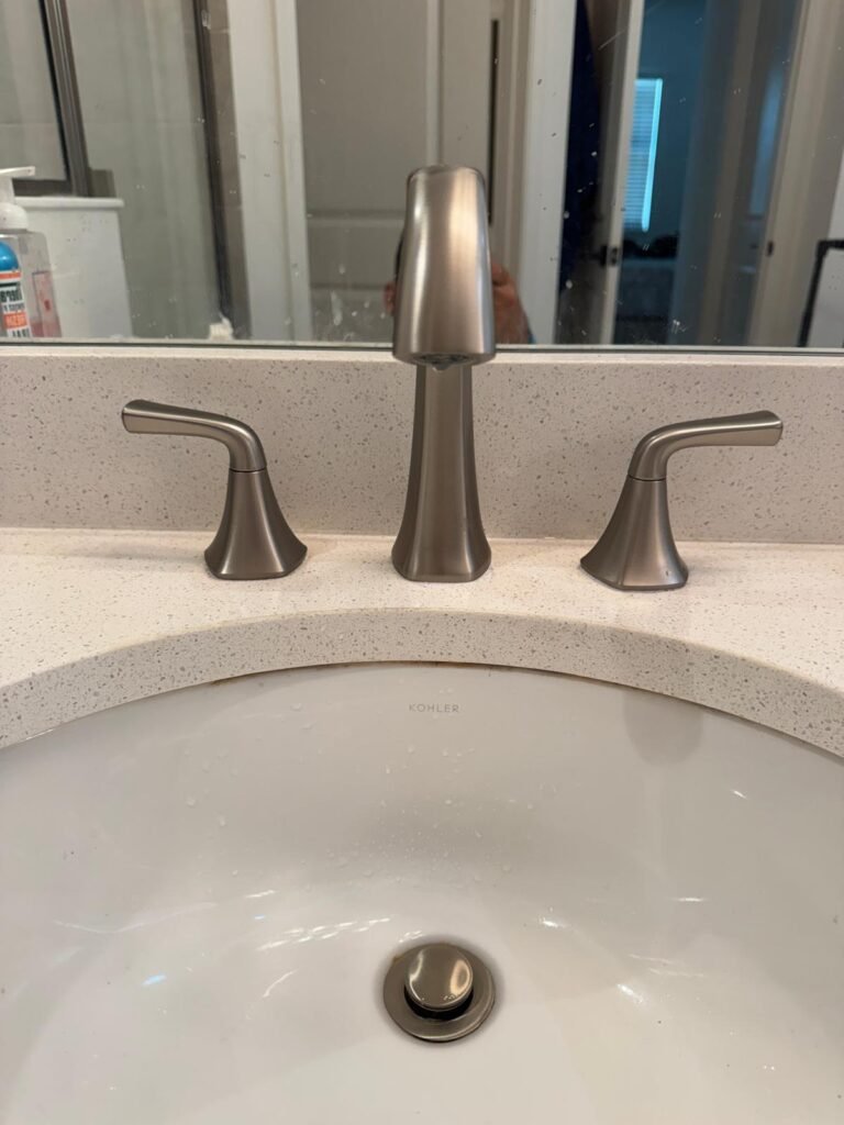 Installed Bathroom Faucet with Clean Sink in Wesley Chapel, FL 33543 Installed bathroom faucet with clean sink, Wesley Chapel, FL 33543