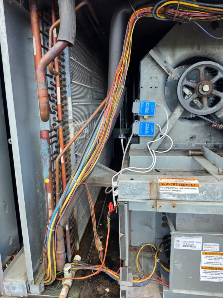 Installed HVAC Unit with Wiring in Pine Castle, FL 32809 Installed HVAC unit with wiring in Pine Castle, FL 32809