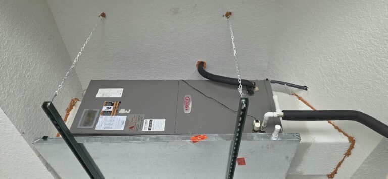Installed Lennox air handler in Lithia, FL 33547