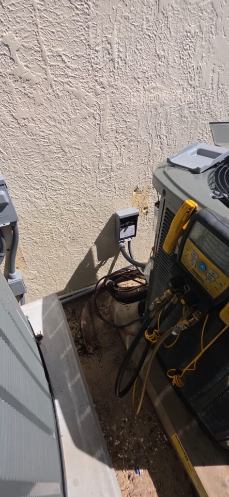 Outdoor HVAC Unit with Gauges in Treasure Island, FL 33706 Outdoor HVAC unit with gauges in Treasure Island, FL 33706