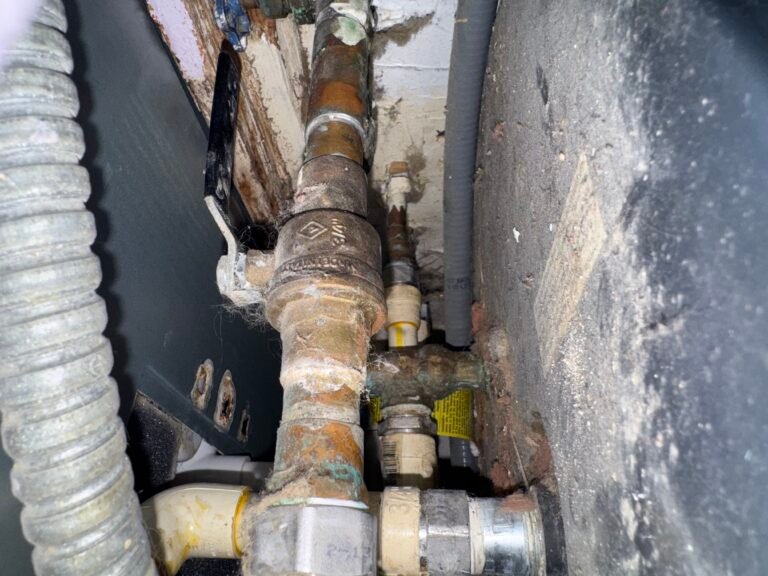 Plumbing Connections Close-Up, St. Petersburg, FL 33703 Close-up of plumbing connections, St. Petersburg, FL 33703