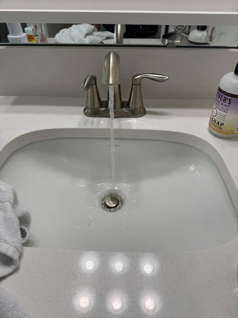 Running Faucet in Apollo Beach, FL 33572 Running faucet in clean sink in Apollo Beach, FL 33572