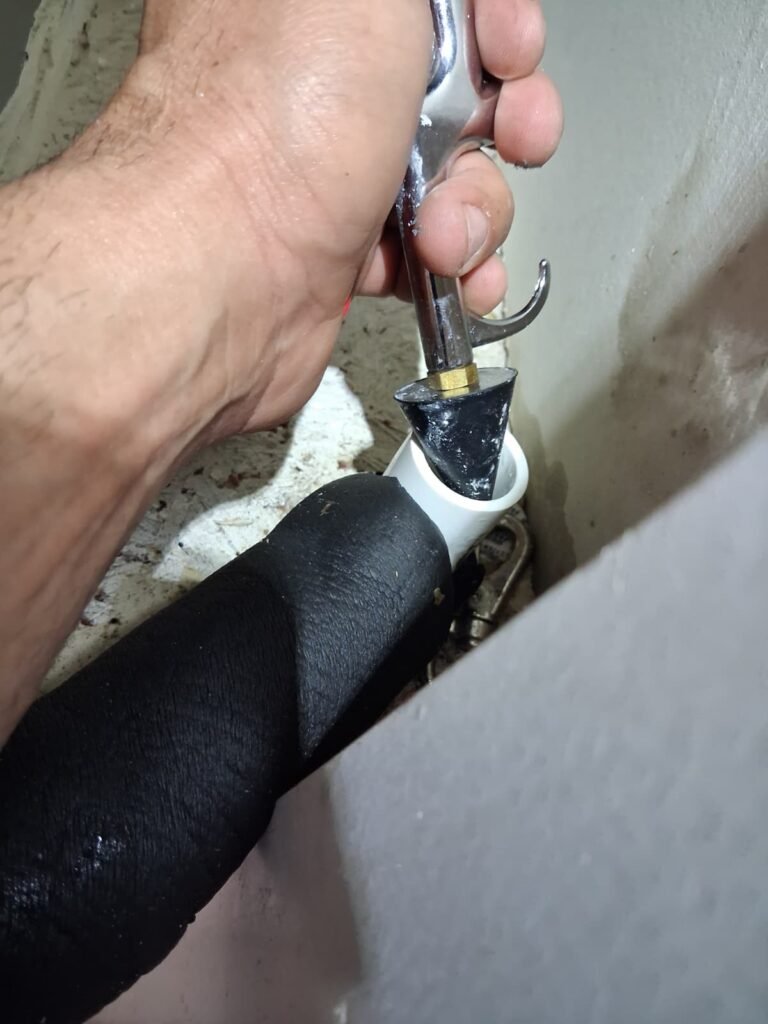 Tool used on HVAC pipe in Wesley Chapel, FL 33545