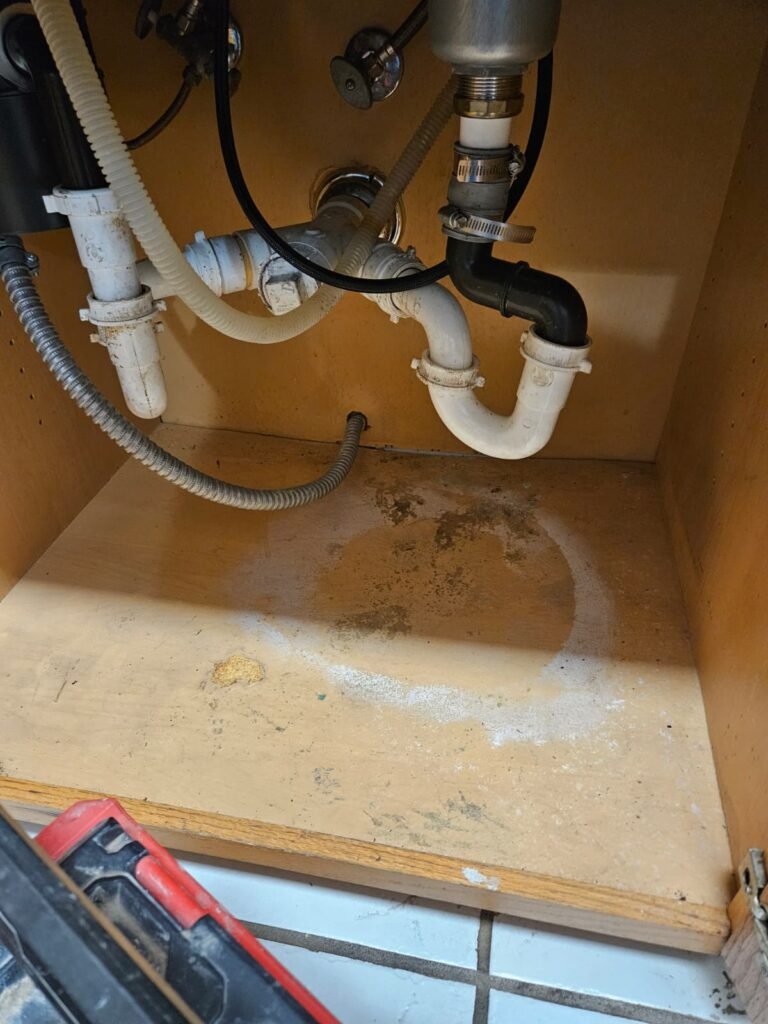 Under-Sink Plumbing After Unclogging in Brandon, FL 33511 Under-sink plumbing after unclogging in Brandon, FL 33511