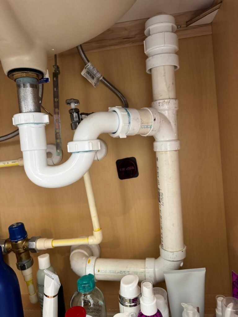 Under-Sink Plumbing in Apollo Beach, FL 33572 Under-sink view with plumbing in Apollo Beach, FL 33572