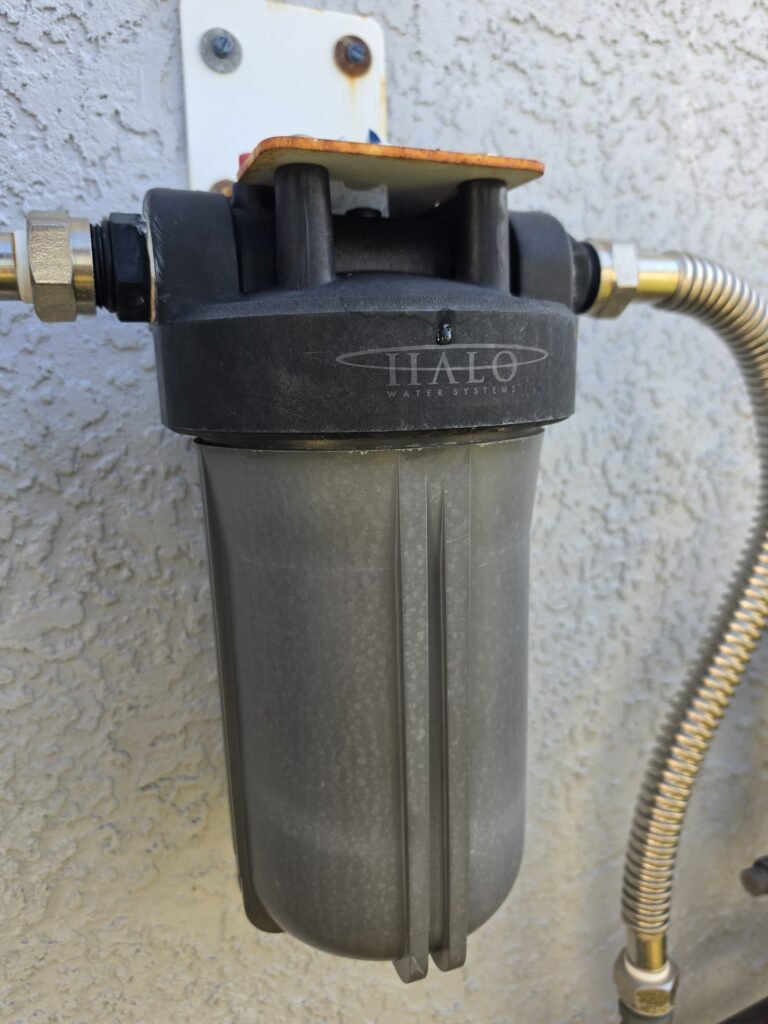 Water Filter Installation in Wesley Chapel, FL 33543 Water filter installation on exterior wall in Wesley Chapel, FL 33543