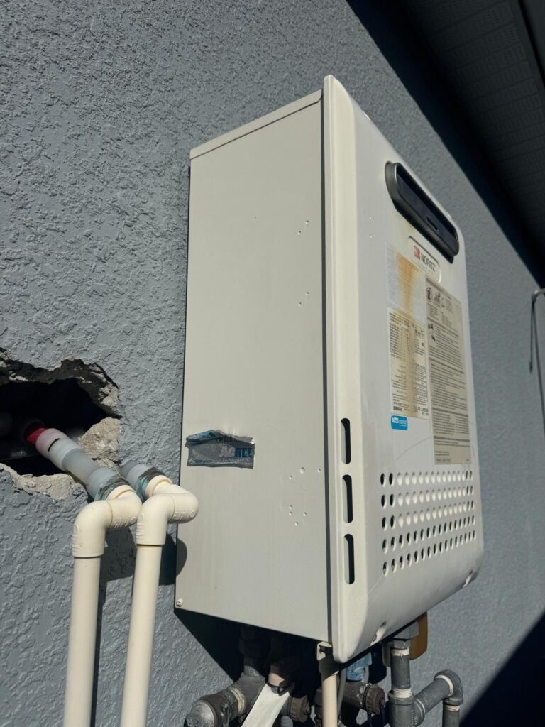 Water Heater Service in Lutz, FL 33548 Tankless water heater after service in Lutz, FL 33548