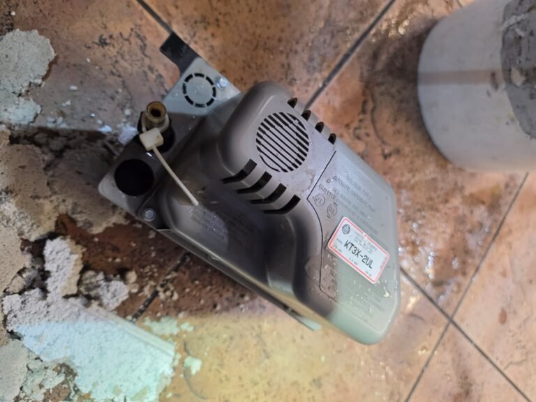 Water pump on tiled floor in New Port Richey, FL 34652