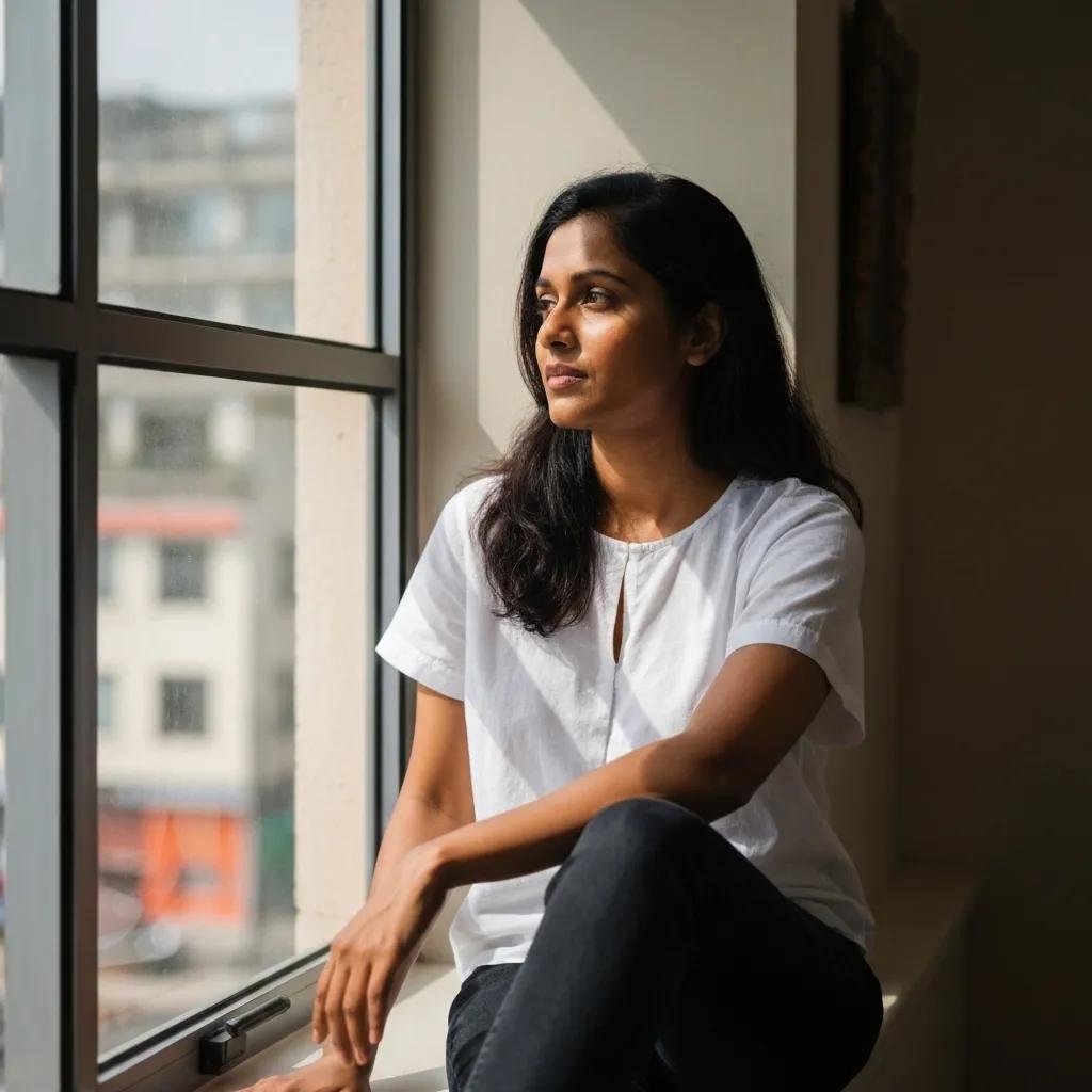 HVAC technician installing air conditioning unit in a residential home