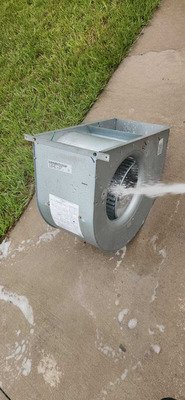 Blower Wheel Cleaning Air Duct Cleaning In Zephyrhills FL