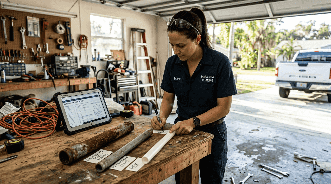 Contractor compares steel, polybutylene, and PEX pipes