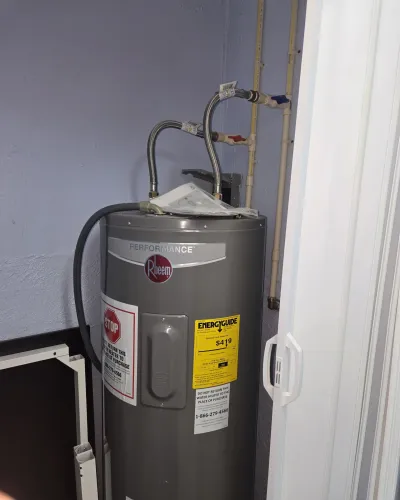 plumbing services being performed with focus on drain cleaning tampa bay and ensuring efficient water flow in the system